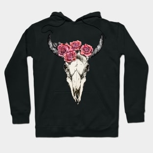 Cow Skull Color Hoodie